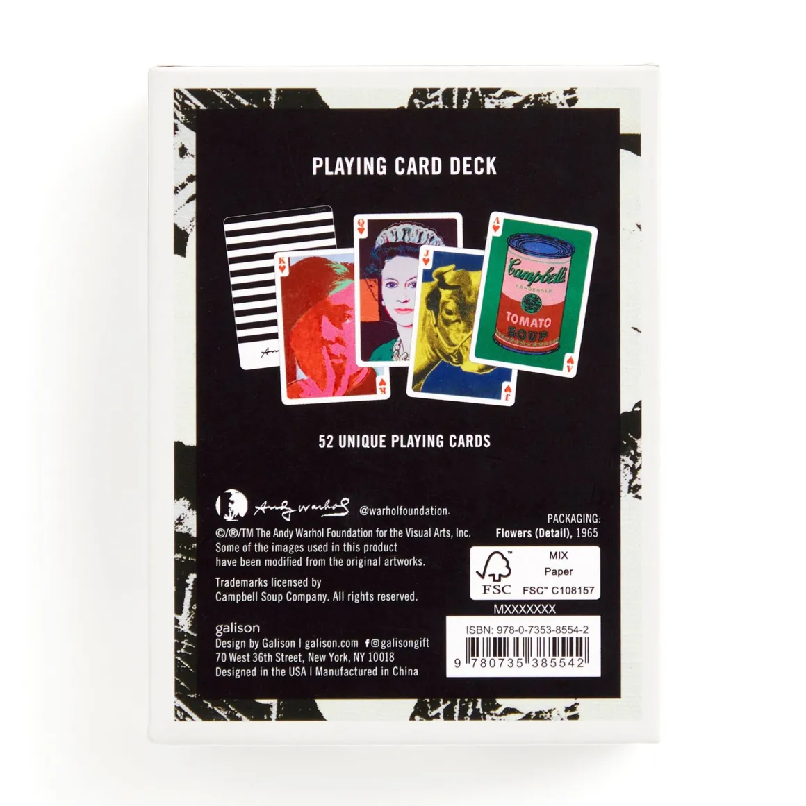 Warhol Pop Art Playing Card Deck