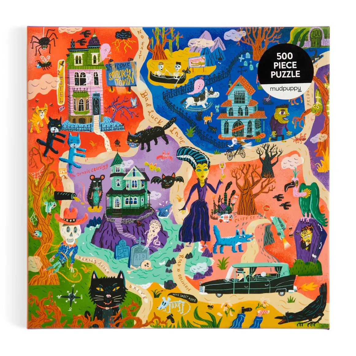 Welcome to Spooky Town 500 Piece Puzzle