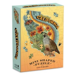 Wendy Gold California 100 Piece Mini Shaped Jigsaw Puzzle