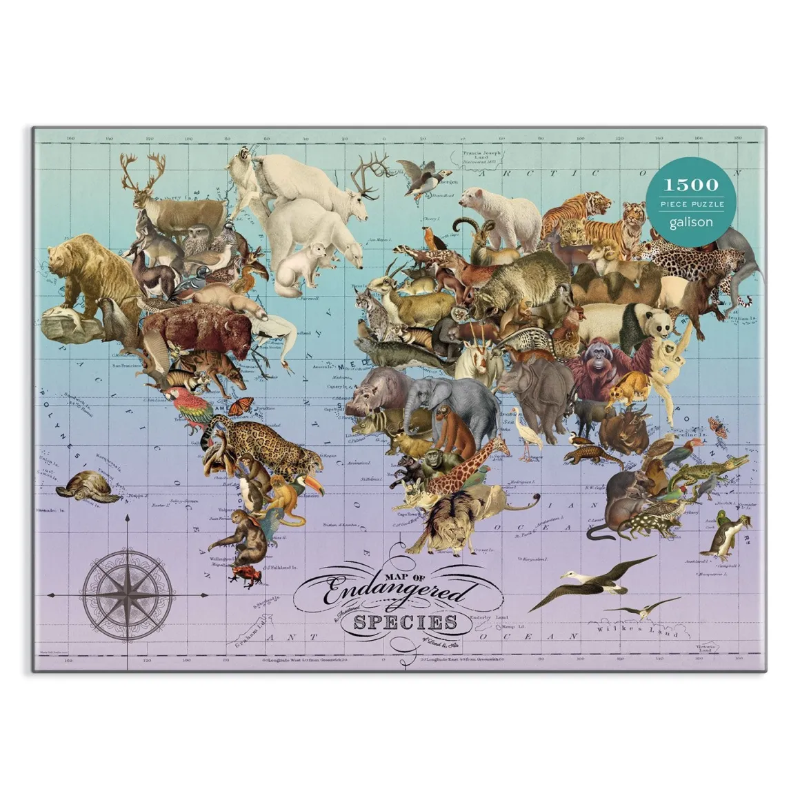 Wendy Gold Endangered Species 1500 Piece Jigsaw Puzzle
