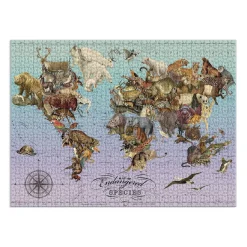 Wendy Gold Endangered Species 1500 Piece Jigsaw Puzzle