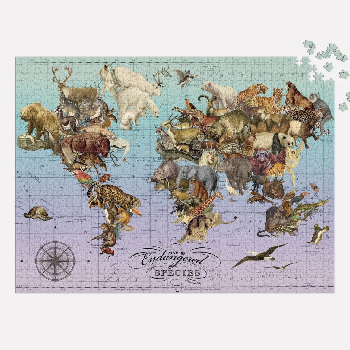 Wendy Gold Endangered Species 1500 Piece Jigsaw Puzzle