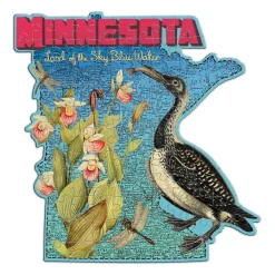Wendy Gold Minnesota 100 Piece Mini Shaped Jigsaw Puzzle