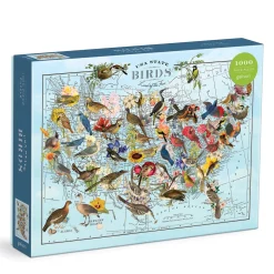 Wendy Gold State Birds 1000 Piece Puzzle
