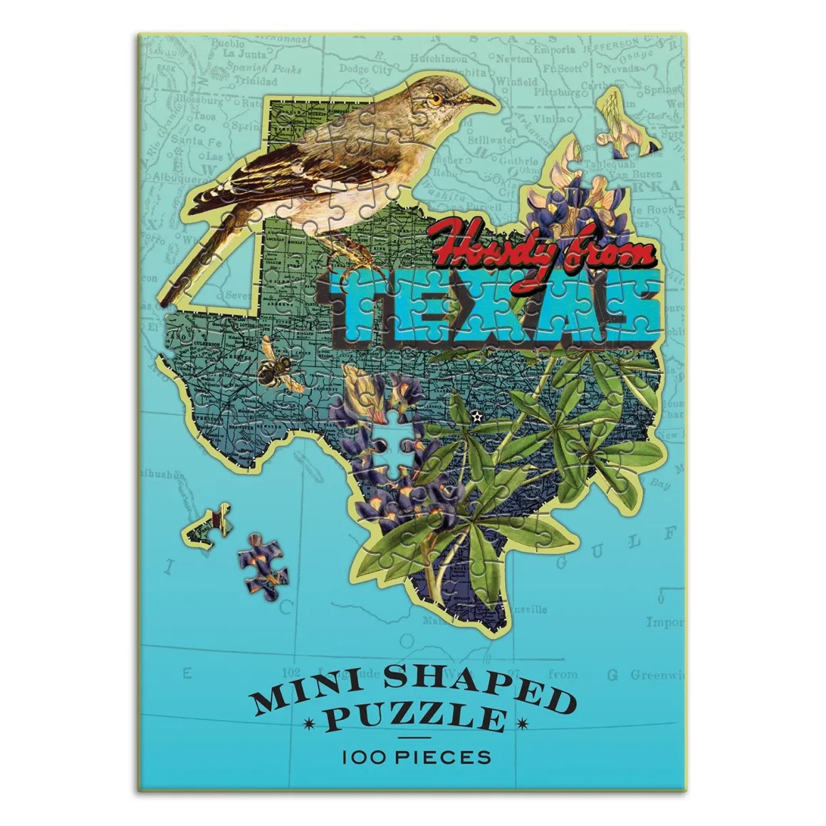 Wendy Gold Texas 100 Piece Mini Shaped Jigsaw Puzzle