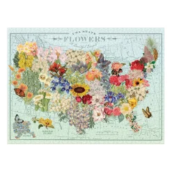 Wendy Gold USA State Flowers 1000 Piece Jigsaw Puzzle