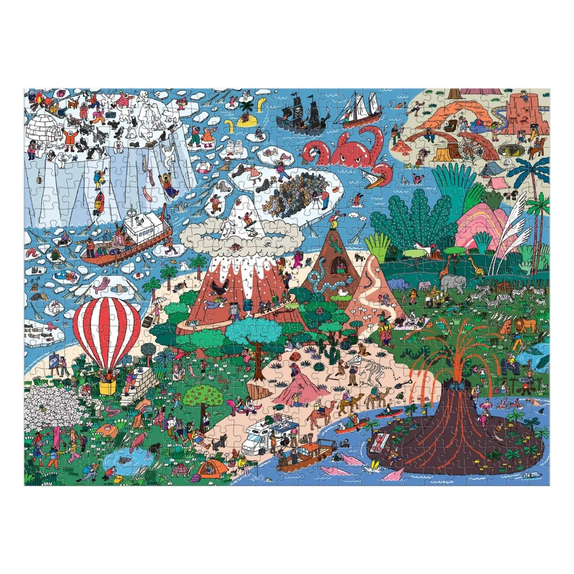 Where's ________? Curious and Far Out Places 500 Piece Search and Find Puzzle