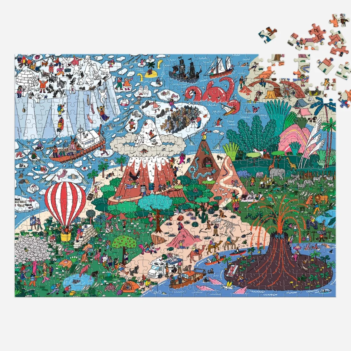 Where's ________? Curious and Far Out Places 500 Piece Search and Find Puzzle