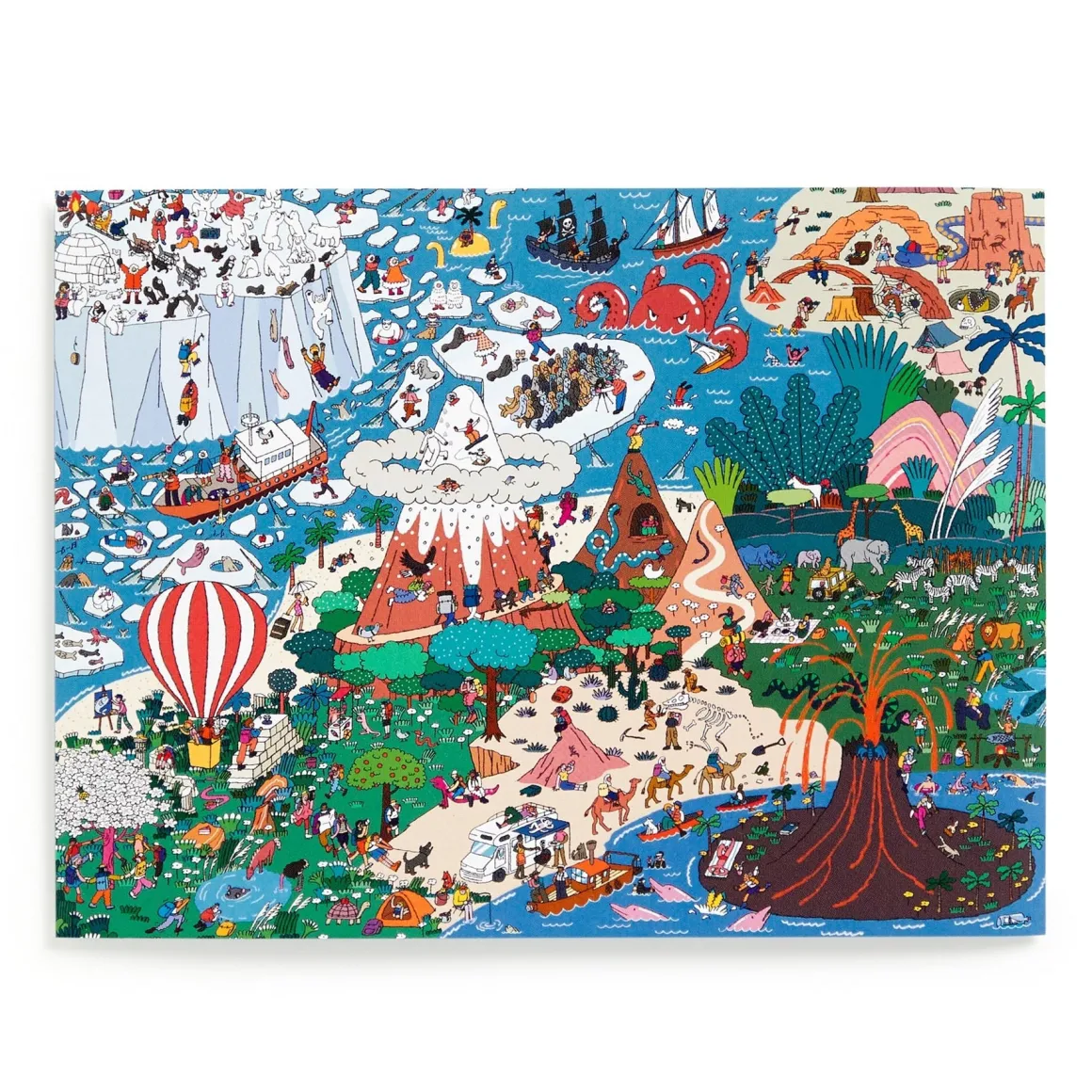 Where's ________? Curious and Far Out Places 500 Piece Search and Find Puzzle
