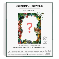 Wild Tropics 1000 Piece Surprise Puzzle