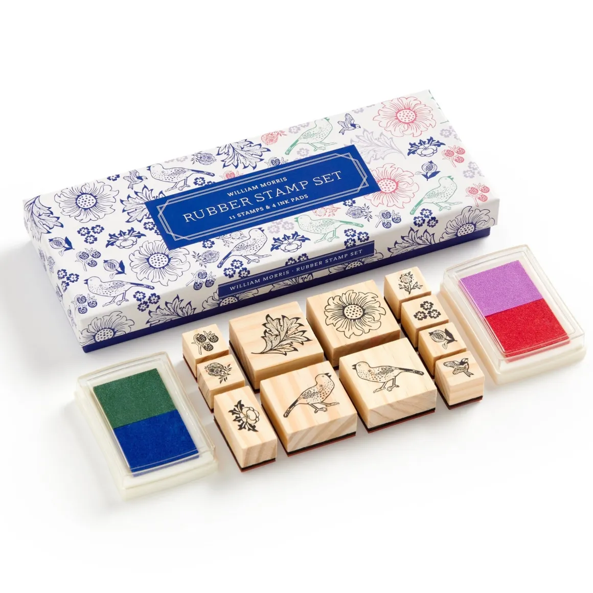 William Morris Rubber Stamp Set