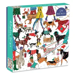 Winter Dogs 500 Piece Jigsaw Puzzle