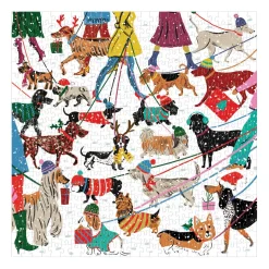 Winter Dogs 500 Piece Jigsaw Puzzle