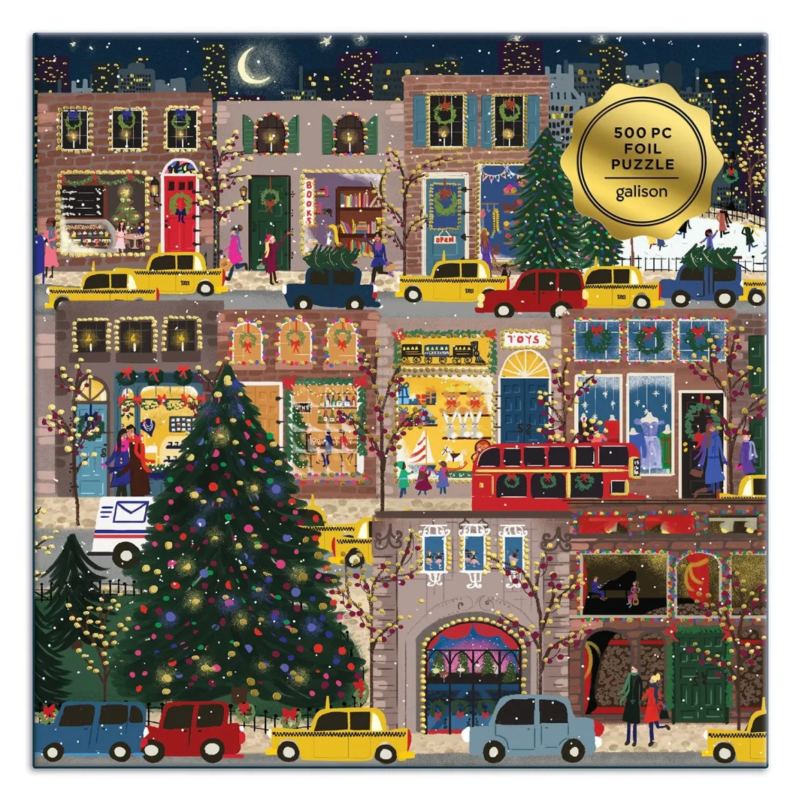 Winter Lights 500 Piece Foil Jigsaw Puzzle