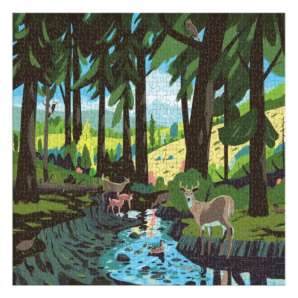 Woodland Pass 500 Piece Puzzle