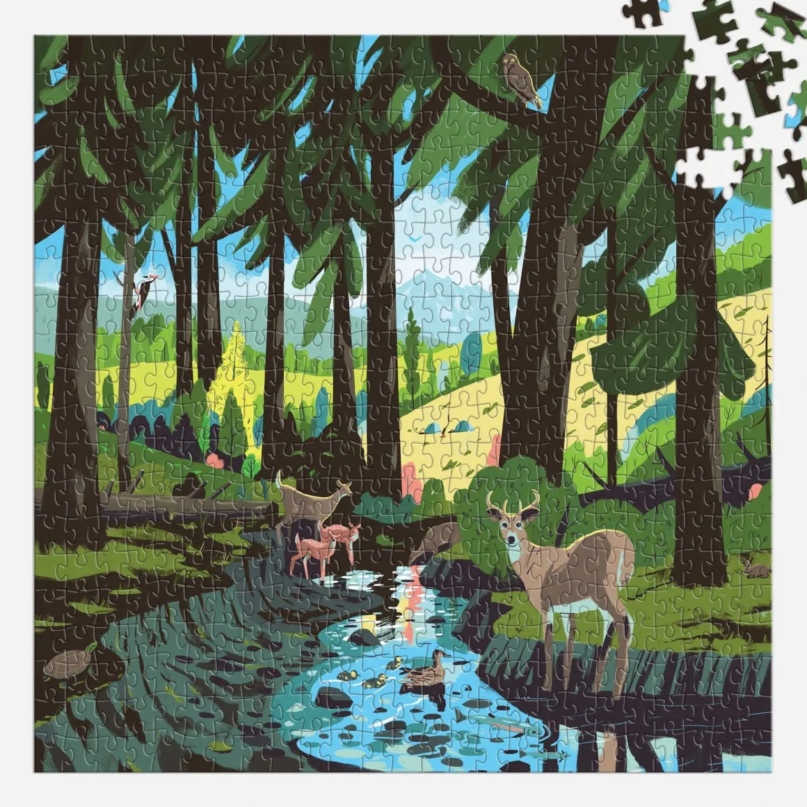 Woodland Pass 500 Piece Puzzle