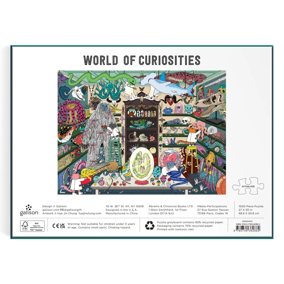 World of Curiosities 1000 Piece Puzzle