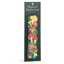 World of Mushrooms Paper Bookmark