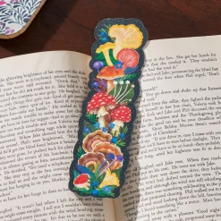 World of Mushrooms Paper Bookmark