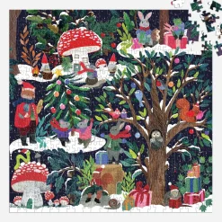 Yuletide Forest 500 Piece Puzzle