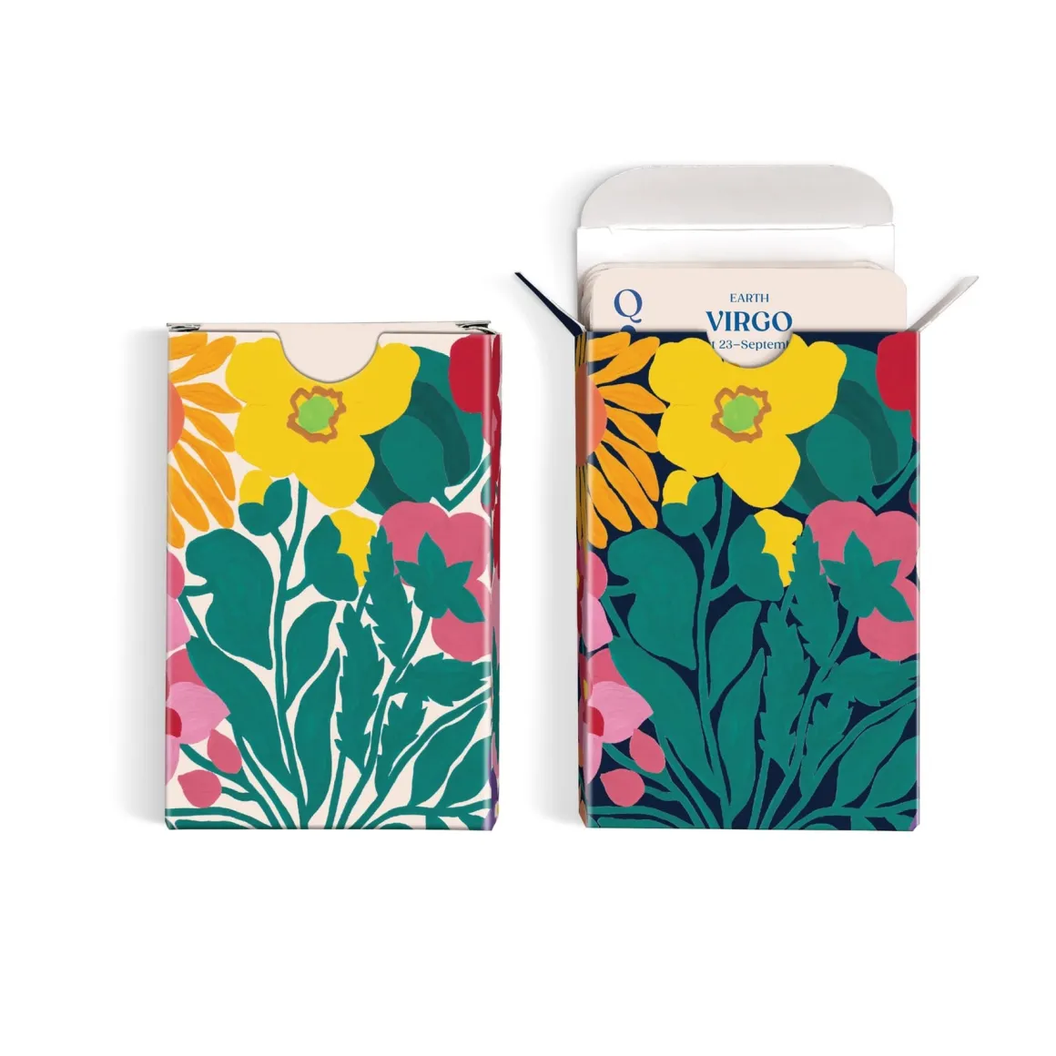 Zodiac Flowers Playing Card Set